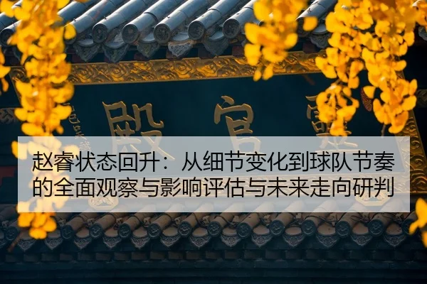 赵睿状态回升：从细节变化到球队节奏的全面观察与影响评估与未来走向研判